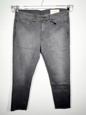NWT Rag & Bone RB 2 Slim Fit 38x32 Dark Wash Gray